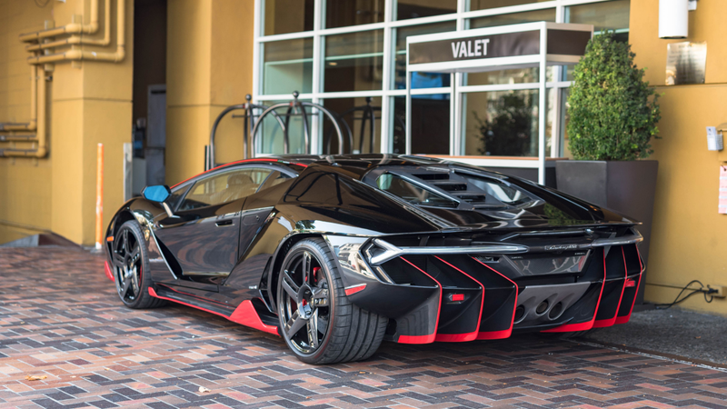 A random Lamborghini Centenario at the Marriott